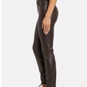 Veronica Beard Jeans Debbie Vegan Leather Skinny Pants